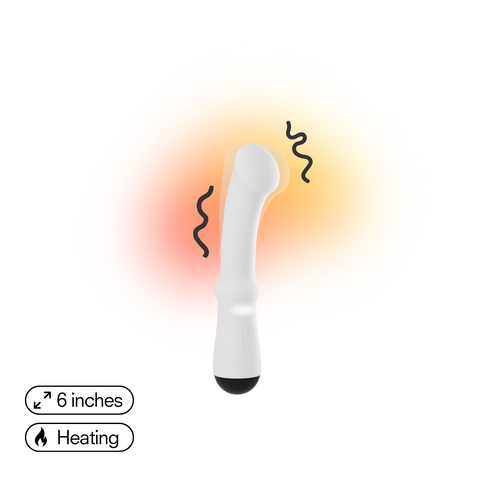 Monochromatic LED Heating G-Spot Vibrator
