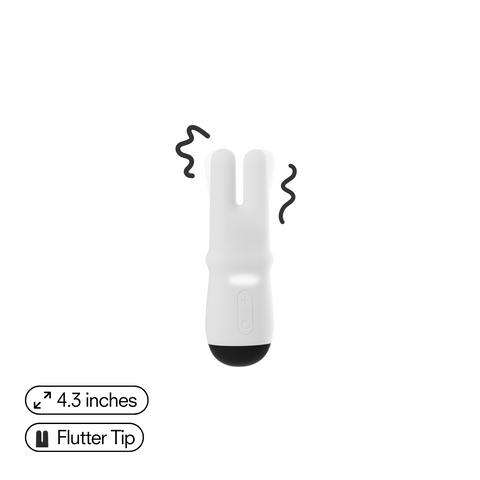 Monochromatic LED Mini Tickle Vibrator