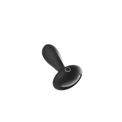 Luxe Noir Vibrating Anal Plug